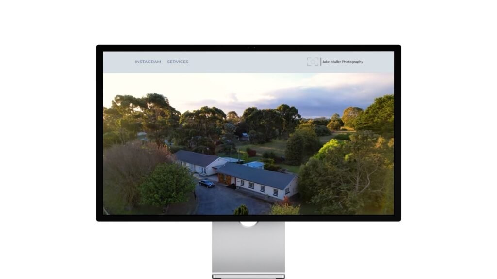 Photography website development and design